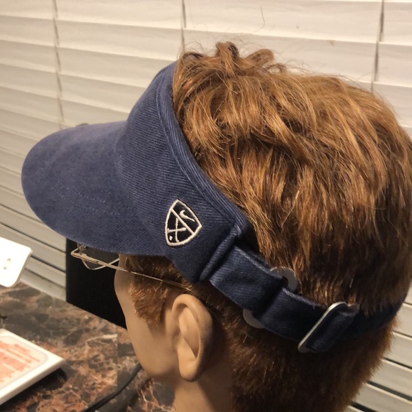 Nike Dri-Fit Men’s Navy Blue Adjustable Visor hats Size Adjustable - Picture 6 of 16